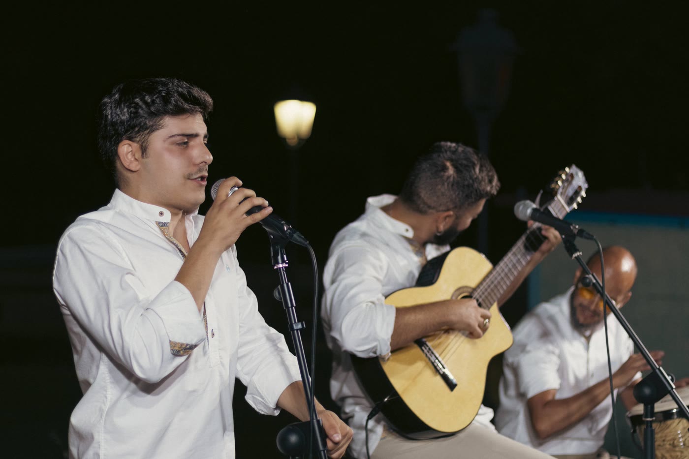 Voz y guitarra en directo